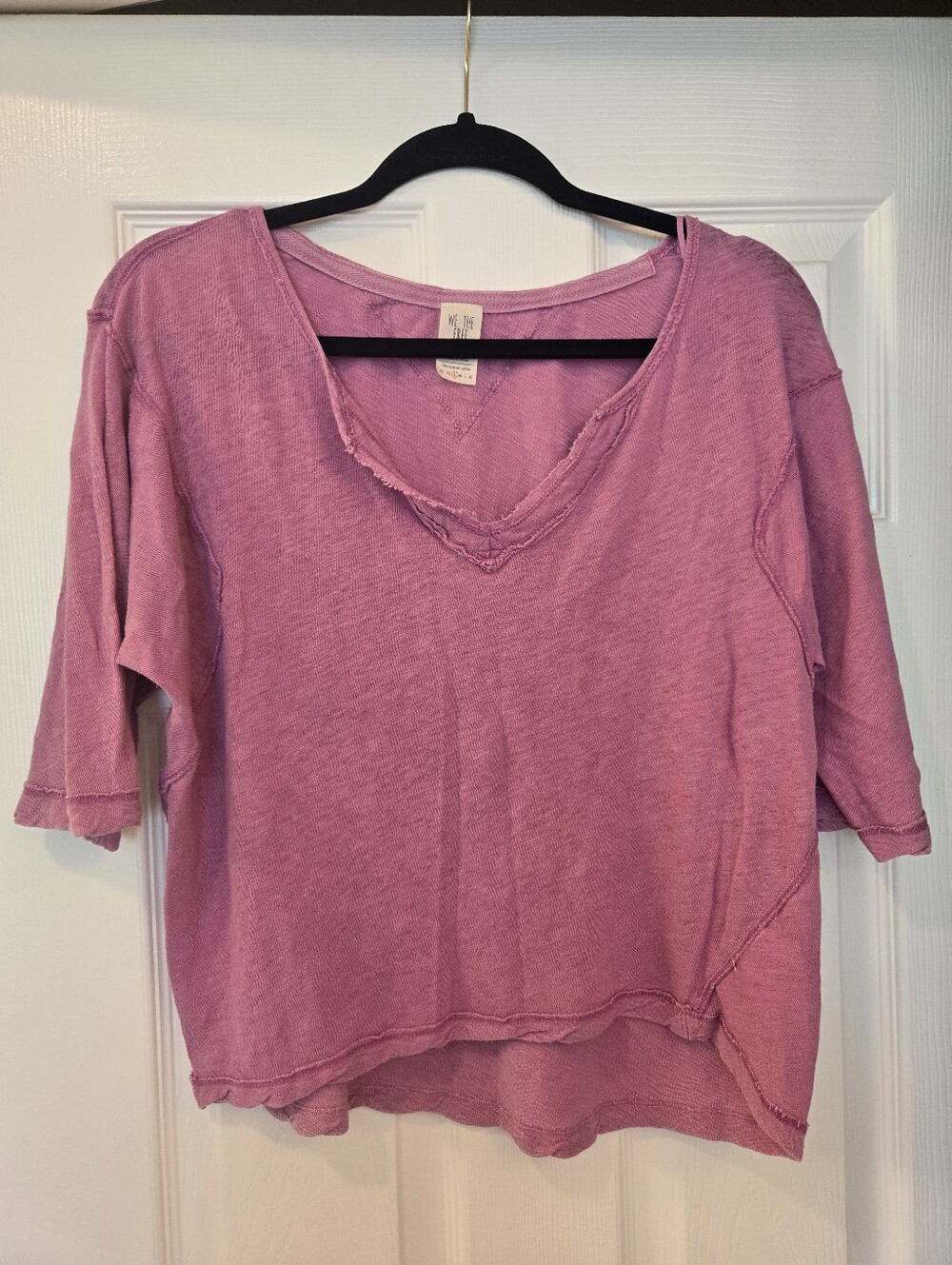 We the Free Linen Blend Tee, S